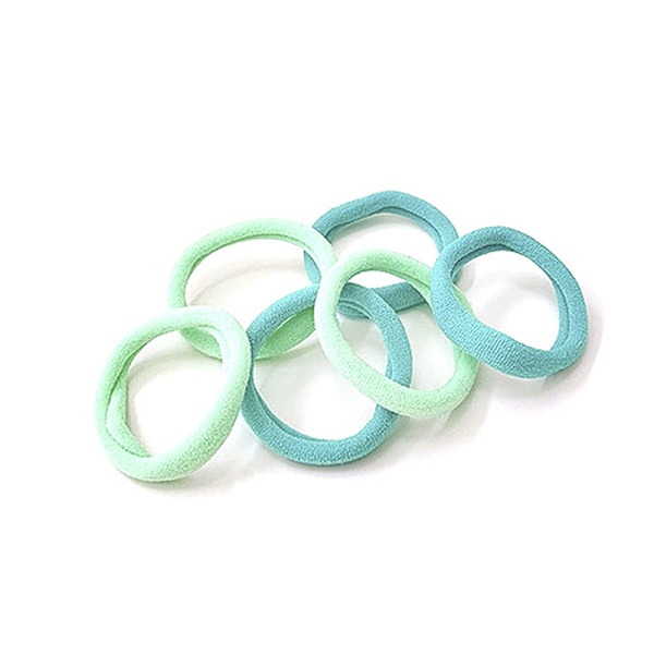 50/ Set Kvinnor Flickor 4CM 2CM Färgglada Nylon Elastiska Hårband Po A6
