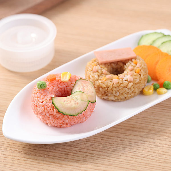 Donut Round Rice Ball Form Non-Stick Sushi Maker DIY Easy Rice