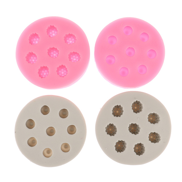 Form 3D Hallon/Blåbär Form Tårta Decorating Moul Pink Raspberry