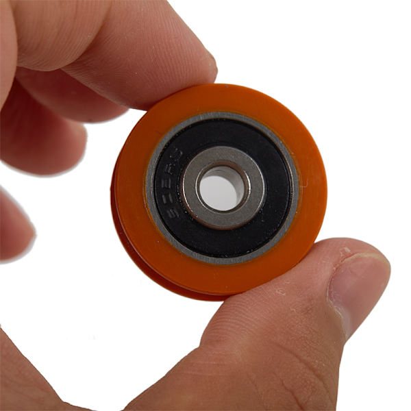 Hög kvalitet 6*29*8mm Orange U-formad lagerhjul för dörrvinst
