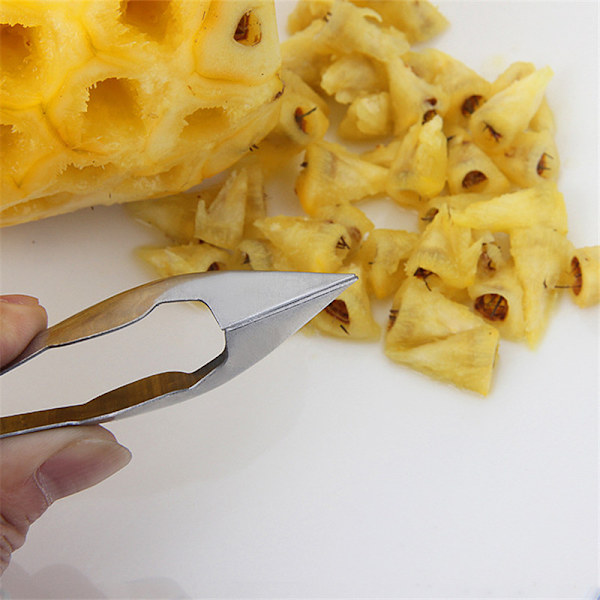 Salladsverktyg Fruit Clip ter Rostfritt stål Corer Slicer Pineapp