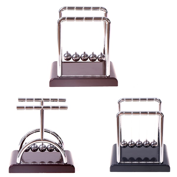 Hantverk Newtons Cradle Skrivbordsbordsdekor Metall Pendelkula Phy C