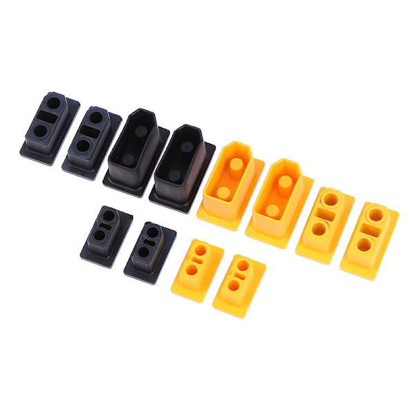 10PCS XT60 XT90 Plug Protection Case PVC Dammtät Cap för RC C