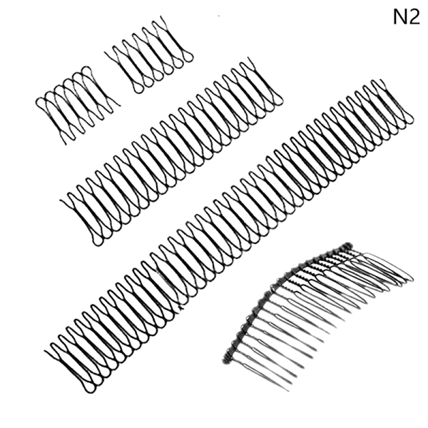 Hårstylingverktyg Roll Curve Clip Pin Invisible Bang Fringe Bla N2