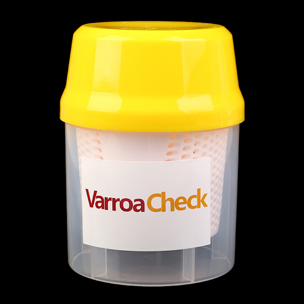1st Biodlingsbikupa Varroakvalster Kontrollera testflaska Varroa Ch