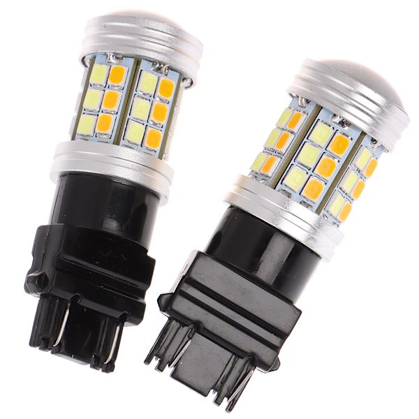 2st 3157 LED Bärnstensvit Bak Blinkers Parkering Hög power
