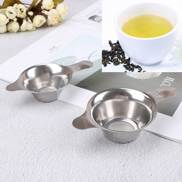 Rostfritt stål mesh te infuser filter kopp sil löst te Large