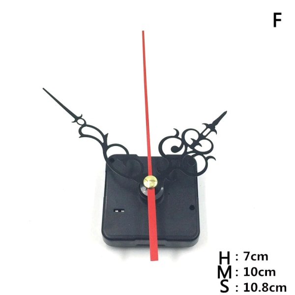 1 Set Silent Quartz Clock Movement Mechanism DIY Kit Batteri Po F