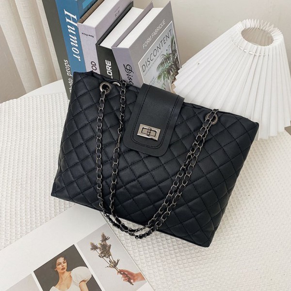 Modebroderad handväska med kedja med stor kapacitet Luxury Solid C A3