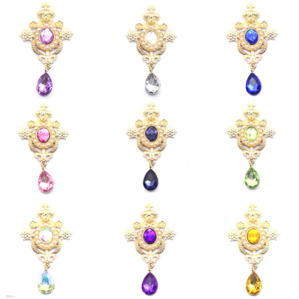 Water Drop Broscher Knappar Sy Legering Knapp Dekor Accessori A8