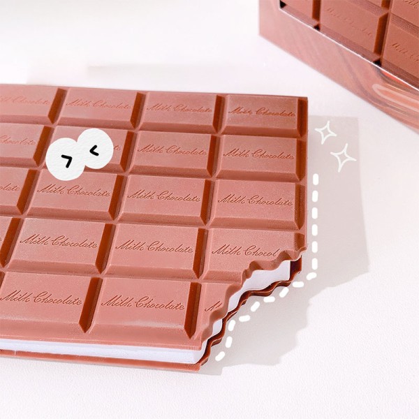 80 ark Creative Chocolate Shape Sticky Notes Notebooks Memo Chocloate