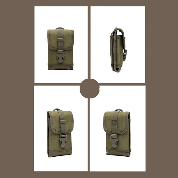 Utomhusjakt Military Tactical Molle Utility Bag Midjeväska B army green