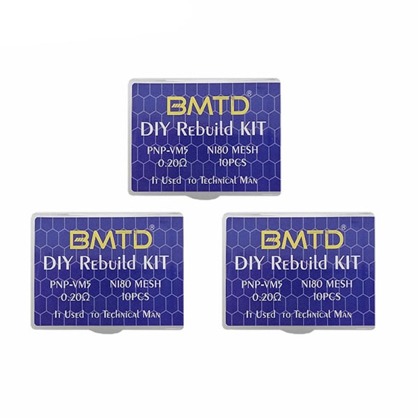 Gör själv ombyggnadssats PNP-VM5 0,2 ohm Ni80 Mesh Coil Värmetrådsverktyg 0.2ohm