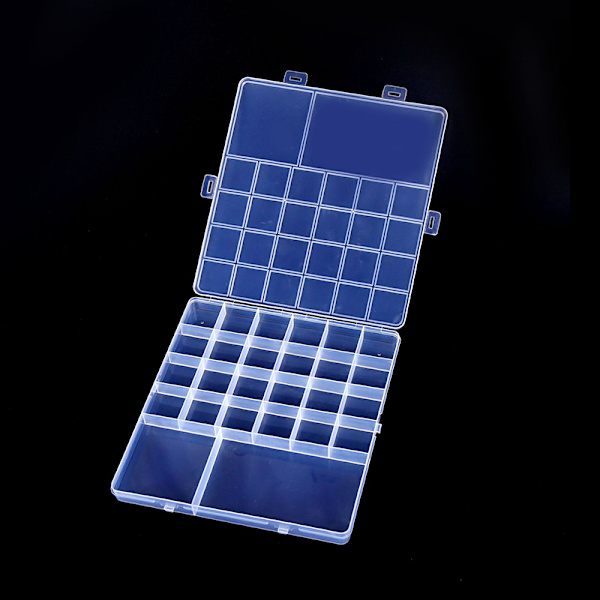26Grids Plastfack Förvaringslåda Behållare Smycken Bea