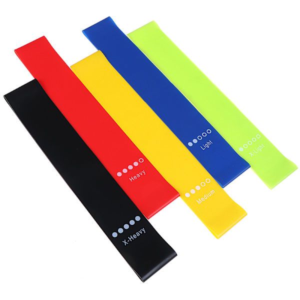 Motståndsband Gummiband Träning Fitness Yoga Tra Bag