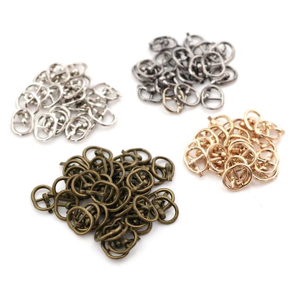5,5 mm mini metallspänne DIY dockklänning Patchwork Handgjorda hantverk 0 A