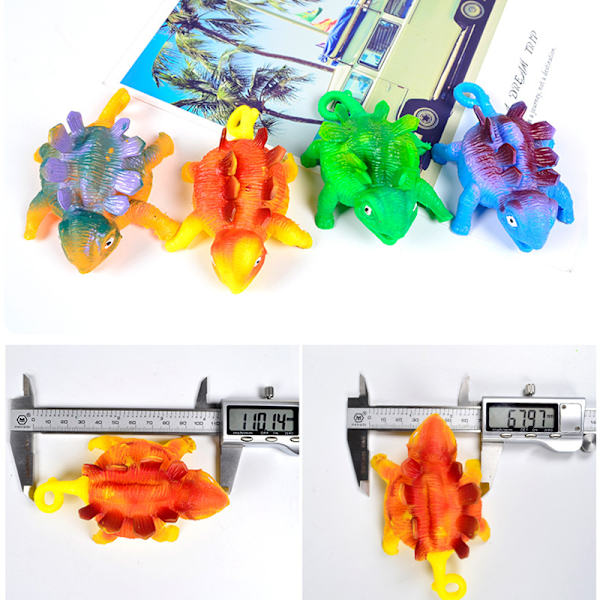Creative Strange Toy Uppblåsbar Animal Vent Toy Uppblåsbar Dino