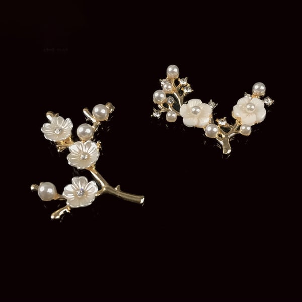 1st Imitation Pearl Rhinestone Flower Branches DIY Smycken Mak A4