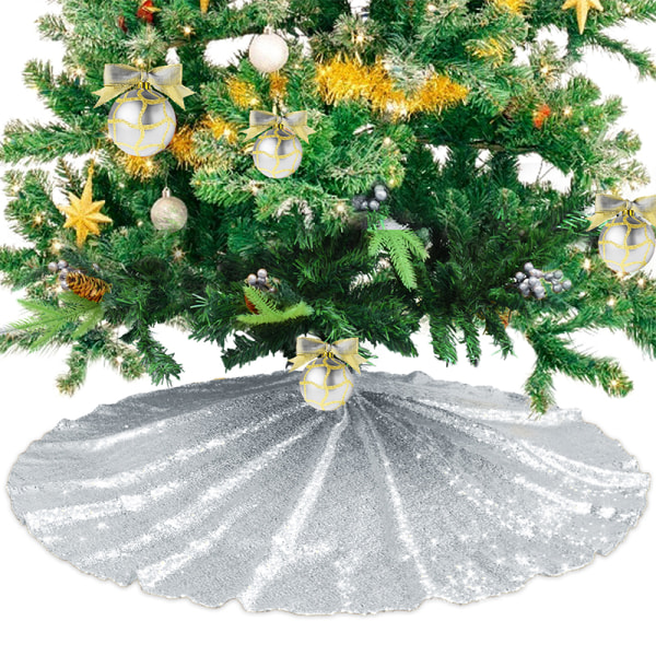 Köp Julgranskjol Paljettbroderi Xmas Tree Carpet Merry H A9 | Fyndiq