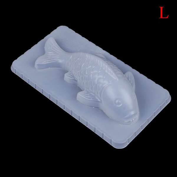 3D Plast Koi Karp Fisk Riskaka Mould Gelé Handma S:17*7.5cm