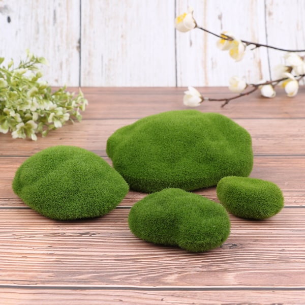 4st Micro Landscape Artificial Moss Stone Fairy Garden Bonsai 8cm