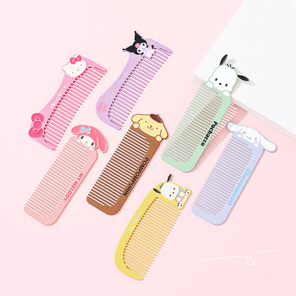 Fashion Comb Kawaii Creativity Student e Portable Smooth Metal A2