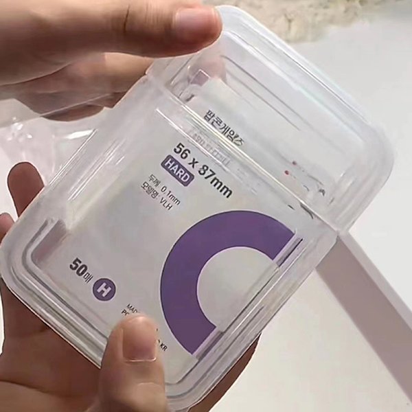 Uppsamlingsbehållare Case Plast Transparent förvaringslåda Liten 1PC