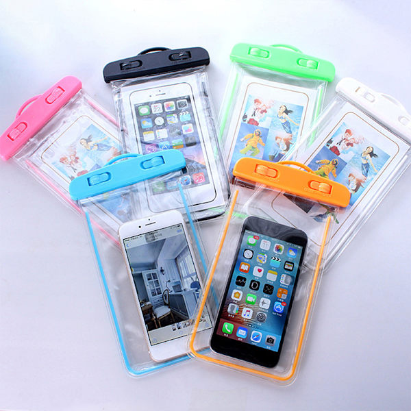 Phone case Vattentät telefonfodral Vattentät väska Mobiltelefon White