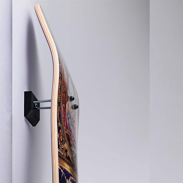 Skateboard Väggmonterad Däck Display Lyx Skateboard Förvaring Transparent