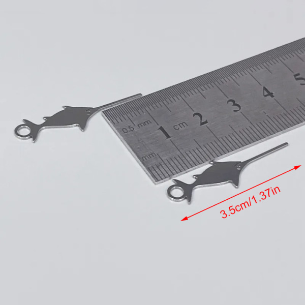 Swordfish Shape Rostfritt stål för Smartphone Sim-kort Fack R A