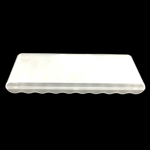 10 Fack Transparent Vit Plast Batteri Förvaringslåda Hård Forts