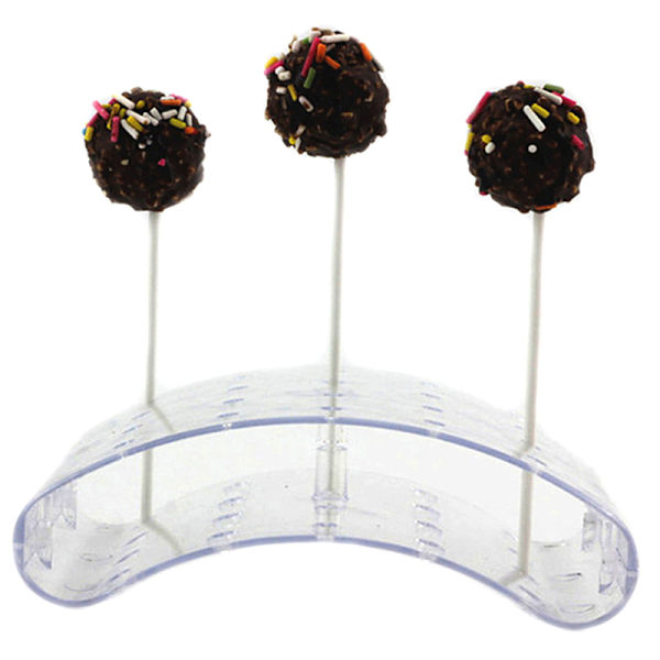 Akryl 20 hål kaka pop lollipop cupcake display hållare Transparent