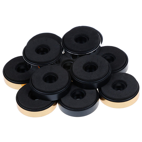 4st 40*11mm Högtalarstativ högtalare fotdyna högtalare reparationsdel Silver