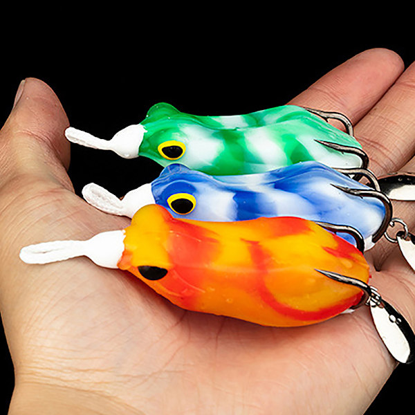 Den nya åskgrodan lure sub-bete bete mjukt bete svart fisk r color A