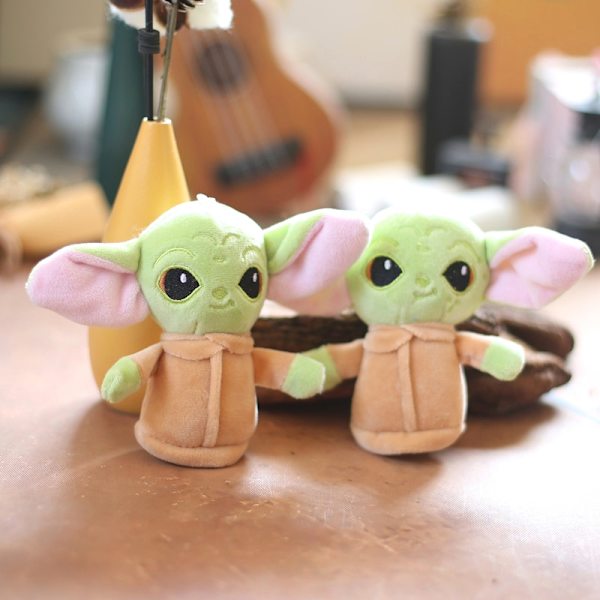 Star Wars Baby Yoda Plysch Doll Toys Pendel Nyckelring Master Ali