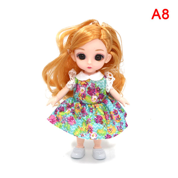 BJD CASUAL Docka Fritidsmode Prinsessan Kläder Kostym Accessoarer A8