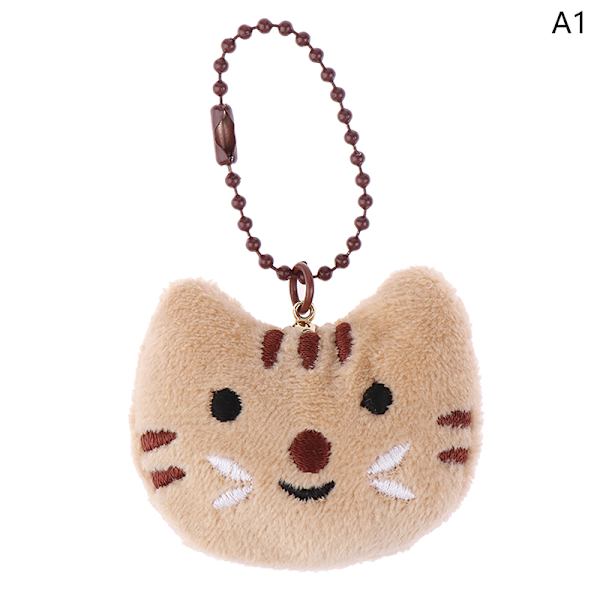 Kattunge fisk plysch docka present nyckelring Skolväska hängsmycke väska Deco Cat