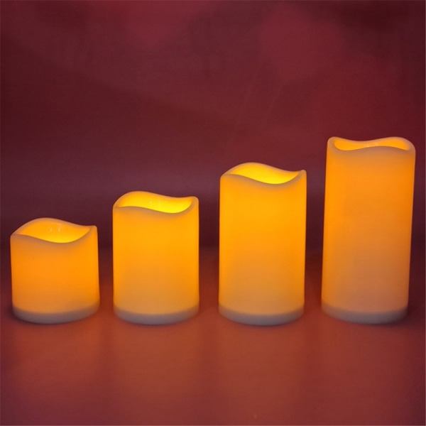 LED Flameless Candles Light Batteridriven Candle Light för H L:12.5*7.5CM