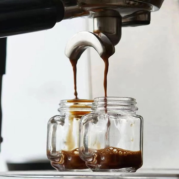 35 ml mini kaffe espresso dispensering förseglad burk Prov vin Gla