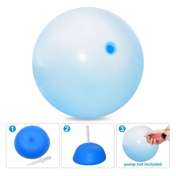 Barn utomhus Soft Air Vattenfylld Bubble Ball Blow Up Ball Green 60cm