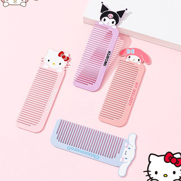 Fashion Comb Kawaii Creativity Student e Portable Smooth Metal A5