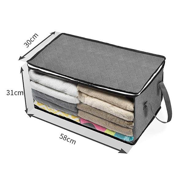 Quilt Kläder Förvaringsboxar Hem Stor kapacitet hopfällbar garderob