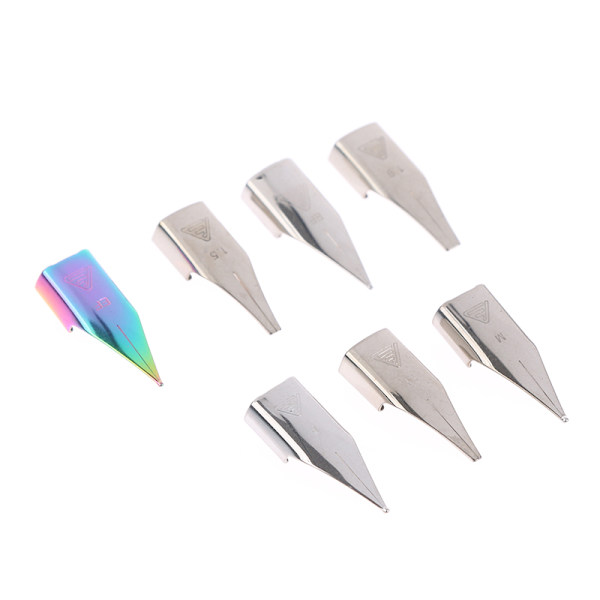3st 757# Reservoarpenna Nib Tillbehör Bländande F/EF/M Art Nib A