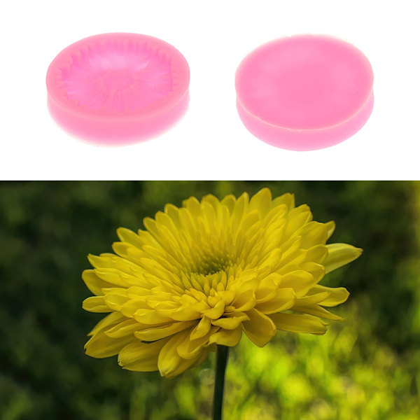 3D Solros Blomma Form DIY Ljus Solrostårta Dec