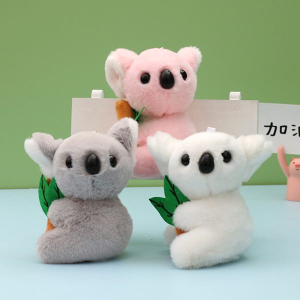e Kola Nyckelring Nyckelring Plyschleksak Koala Bear Dam DIY Smycken B