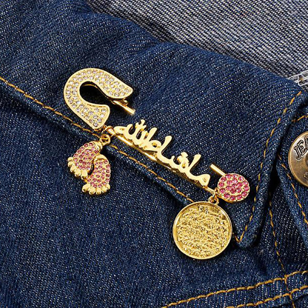 Islam Muslim Koranhänge Turkish Blue Evil Eye Baby Pin Brooc