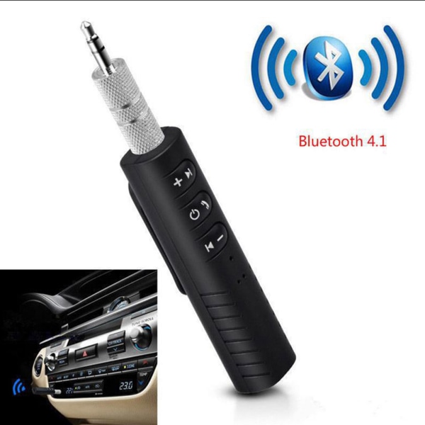 Bluetooth Receiver Car 3.5 AUX Audio trådlös hörlurar 1pcs