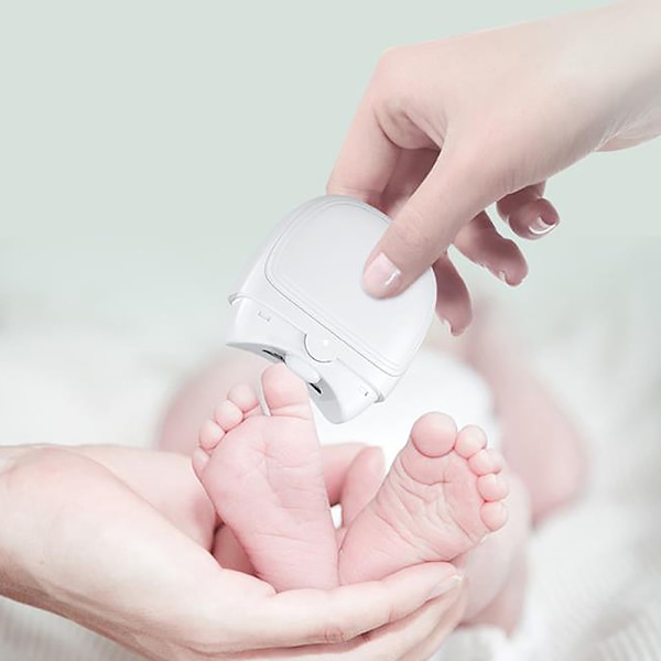 Elektrisk nagelklippare Automatisk M/ Lätttrimmer Nagel te White