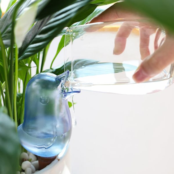 Fågel Automatisk Självbevattning Växter Watering Globe Blue