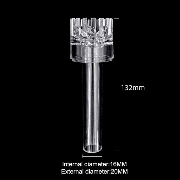 Aquarium Skimmer Akryl Lily Pipe Spin Yta Inflöde Vatten F A4